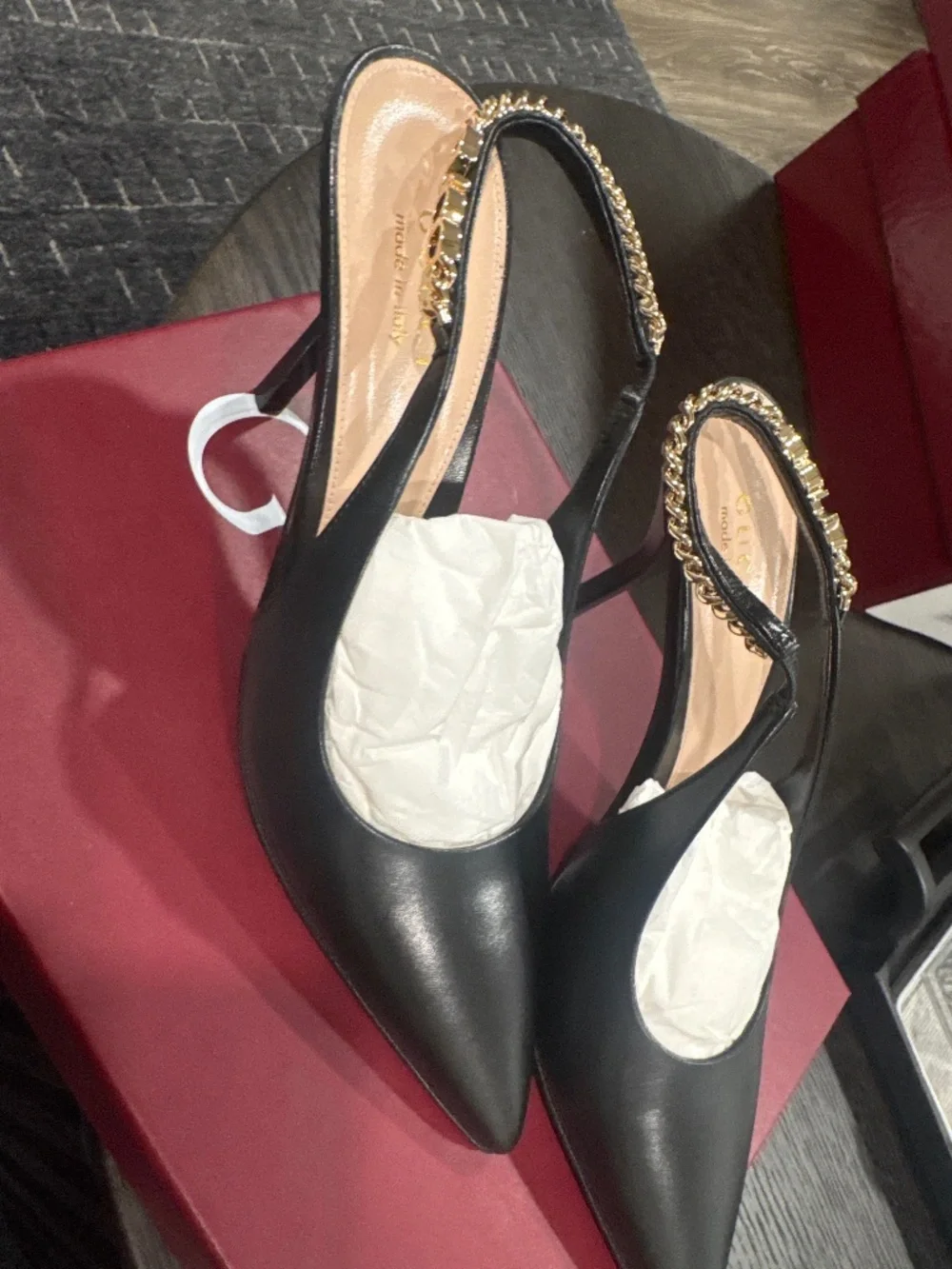 SIGNORI a sling back with Gucci MALAGA
